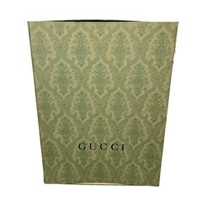 Authentic Gucci Empty Green Embossed Magnetic Box 14.5" L x 11" W x 4.75" H